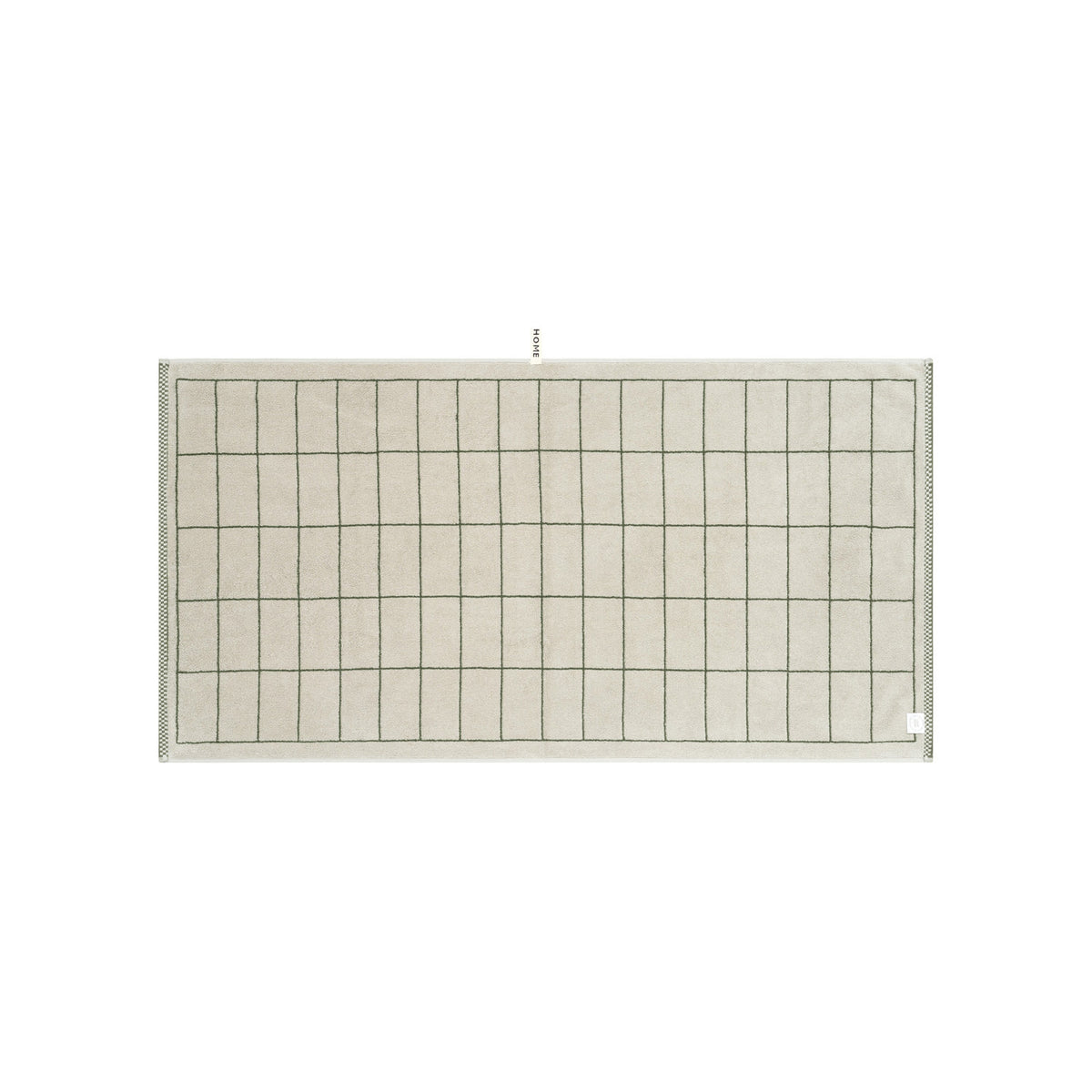 LOOP HOME forest/sage - tile bundles — bath towel back