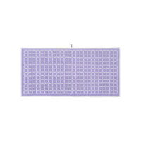 LOOP HOME bath towel - lilac/ivory - grid — view 2