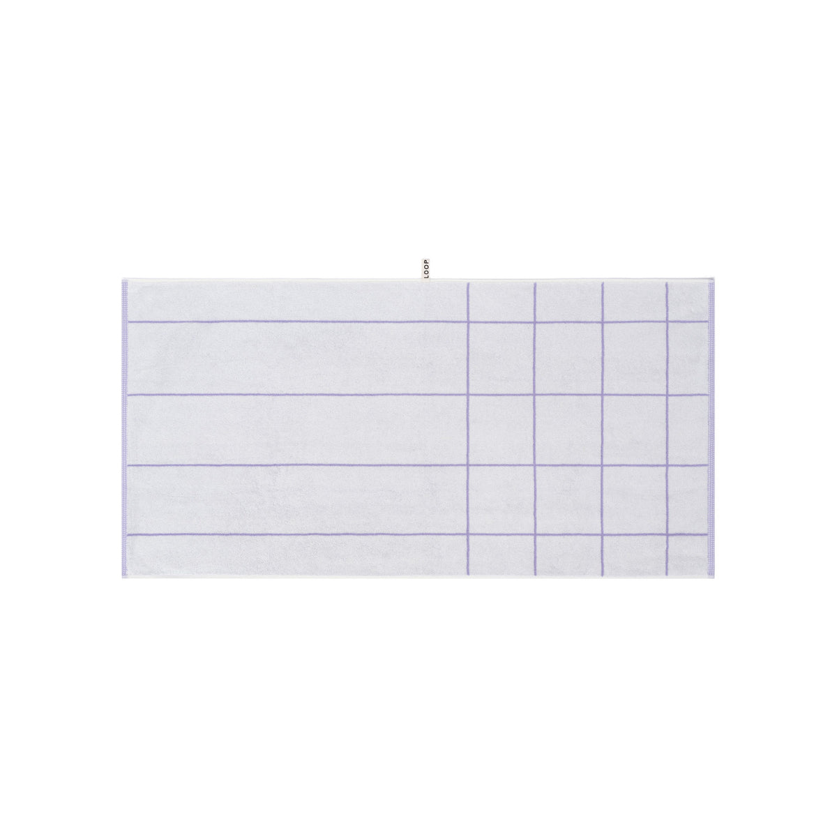 LOOP HOME bath towel - lilac/ivory - mesh — view 2