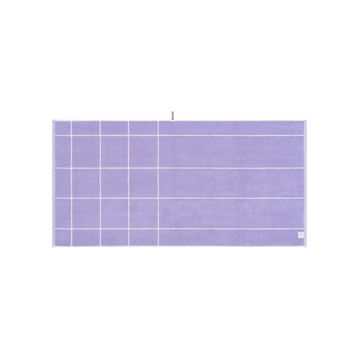 LOOP HOME lilac/ivory - mesh bundles — bath towel back