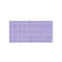 LOOP HOME lilac/ivory - mesh bundles — bath towel back