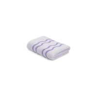 LOOP HOME bath towel - lilac/ivory - wave