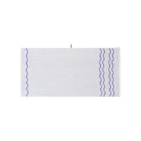 LOOP HOME bath towel - lilac/ivory - wave — view 2