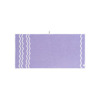 LOOP HOME bath towel - lilac/ivory - wave — view 3