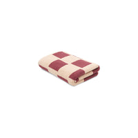 LOOP HOME bath towel - ruby/almond blush - brick