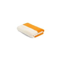 LOOP HOME bath towel - saffron/ivory - block