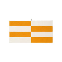 LOOP HOME bath towel - saffron/ivory - block — view 2