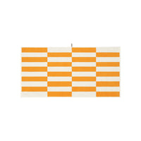 LOOP HOME bath towel - saffron/ivory - offset — view 2