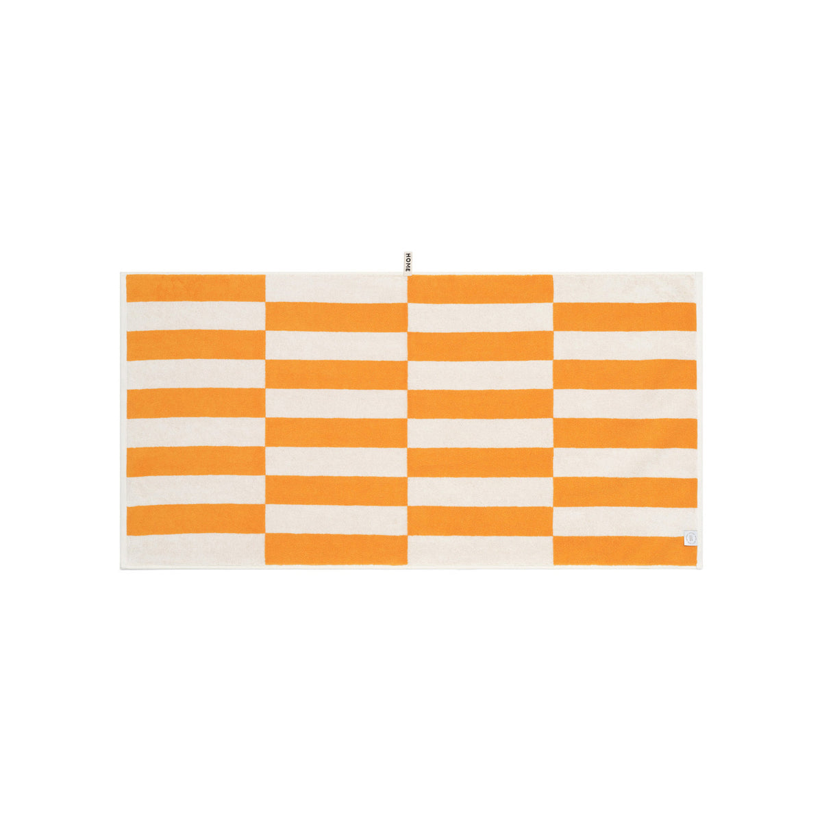 LOOP HOME saffron/ivory - offset bundles — bath towel back