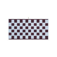LOOP HOME sky/carmine - brick bundles — bath towel front