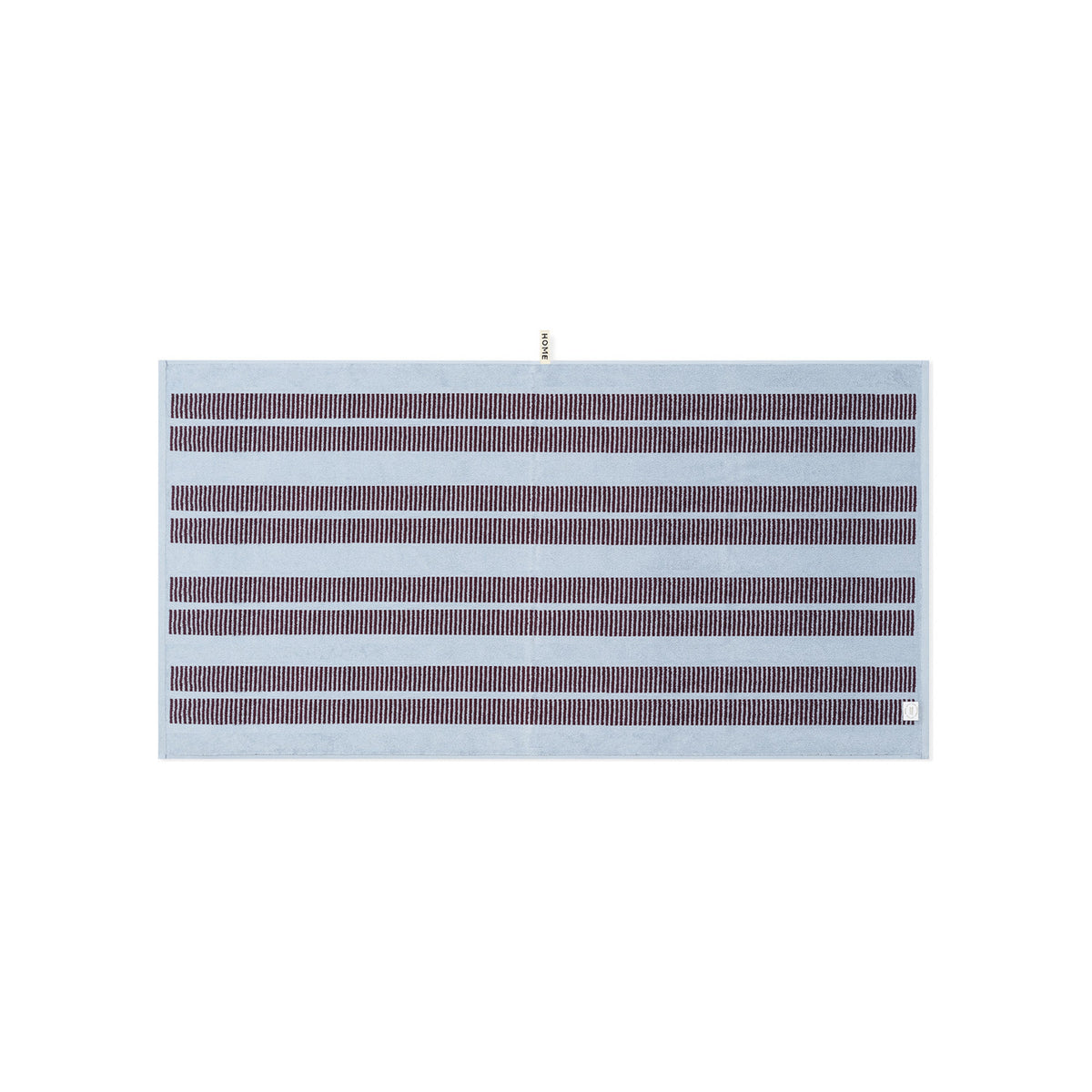 LOOP HOME sky/carmine - dual dash bundles — bath towel back