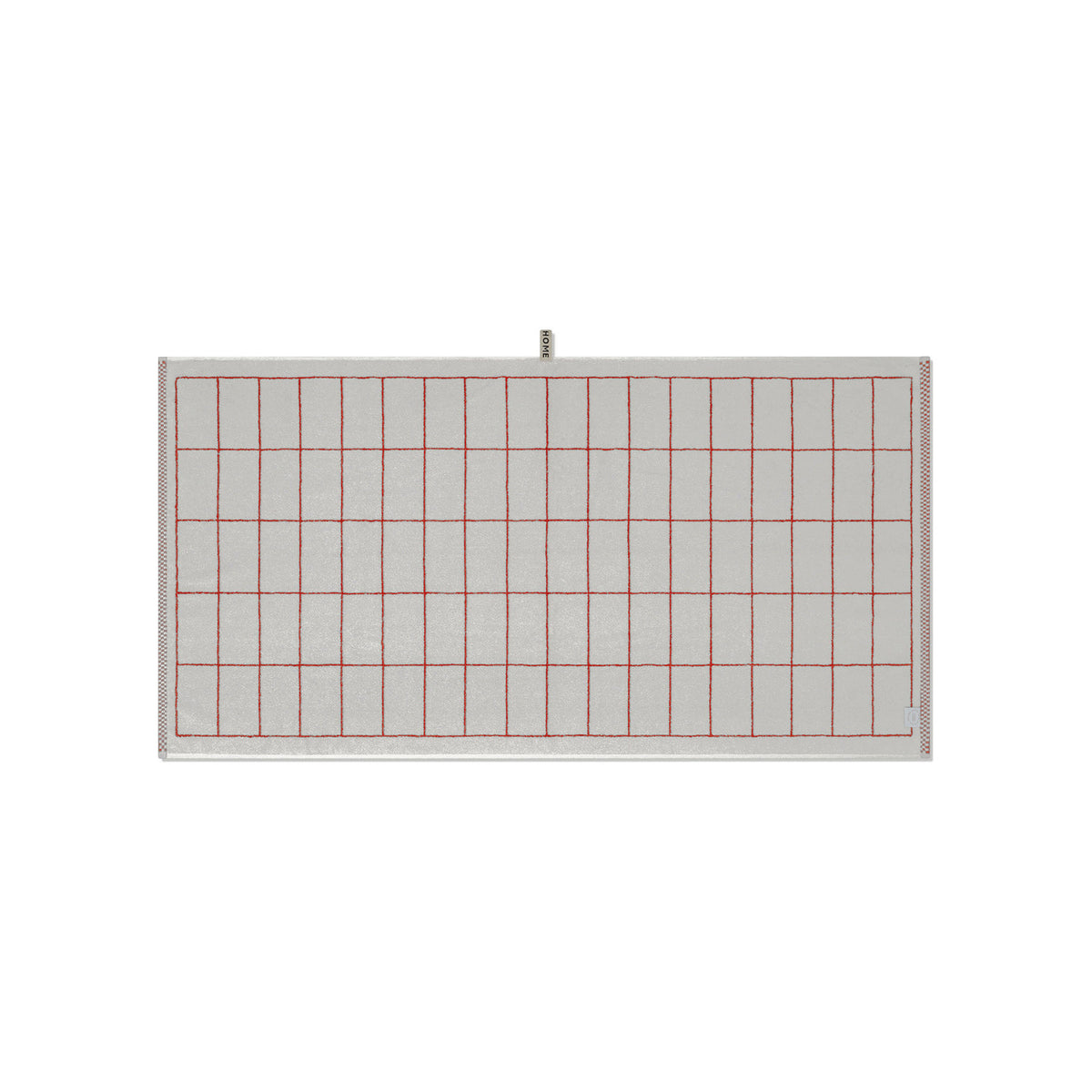 LOOP HOME bath towel - terracotta/stone - tile — view 3