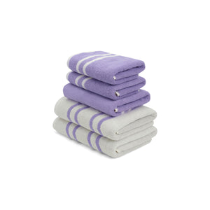 LOOP HOME lilac/ivory - wave bundles — view 1