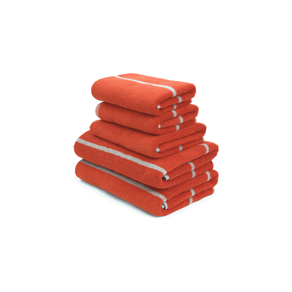 LOOP HOME terracotta/stone - pinstripe bundles — view 1