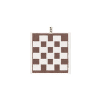 LOOP HOME face towel - coffee/ivory - brick