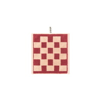 LOOP HOME face towel - ruby/almond blush - brick