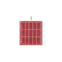 LOOP HOME face towel - ruby/almond blush - tile