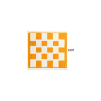 LOOP HOME face towel - saffron/ivory - brick