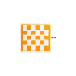 LOOP HOME face towel - saffron/ivory - brick