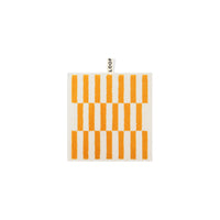 LOOP HOME face towel - saffron/ivory - offset