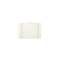 LOOP HOME hand towel - butter/stone - dual stripe — view 2