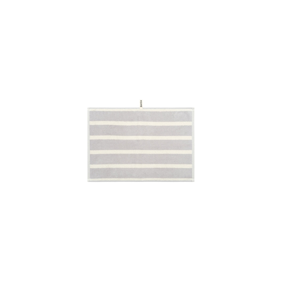 LOOP HOME hand towel - butter/stone - bold stripe — view 3