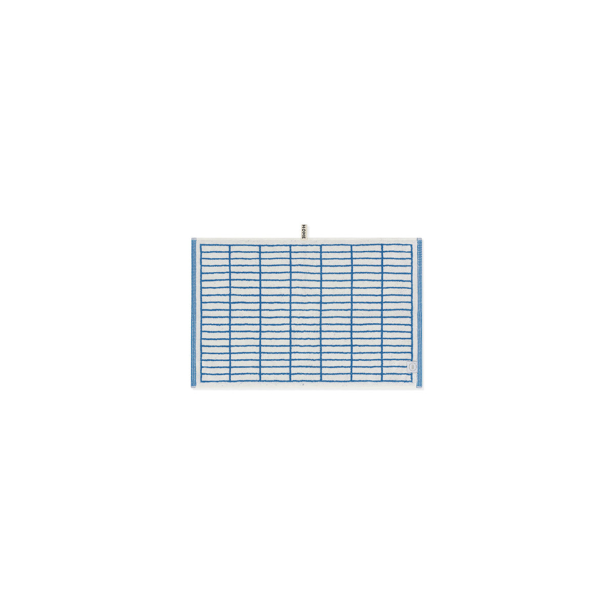 LOOP HOME hand towel - cobalt/ivory - tile — view 3