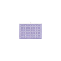 LOOP HOME lilac/ivory - grid bundles — hand towel front