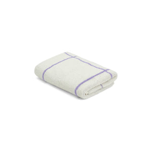 LOOP HOME hand towel - lilac/ivory - mesh