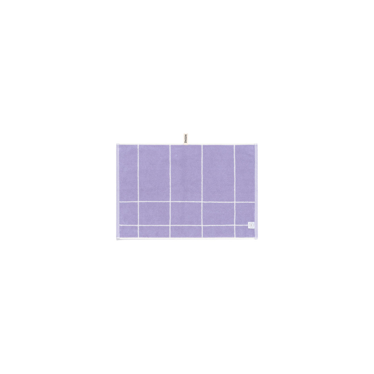 LOOP HOME lilac/ivory - mesh bundles — hand towel back