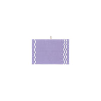 LOOP HOME hand towel - lilac/ivory - wave — view 2