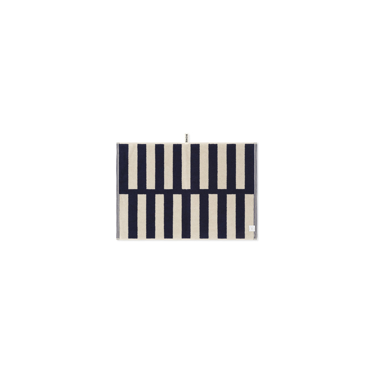 LOOP HOME midnight/sand - stack bundles — hand towel back