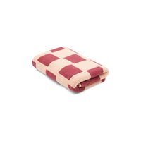 LOOP HOME hand towel - ruby/almond blush - brick