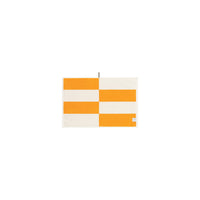 LOOP HOME hand towel - saffron/ivory - block — view 3