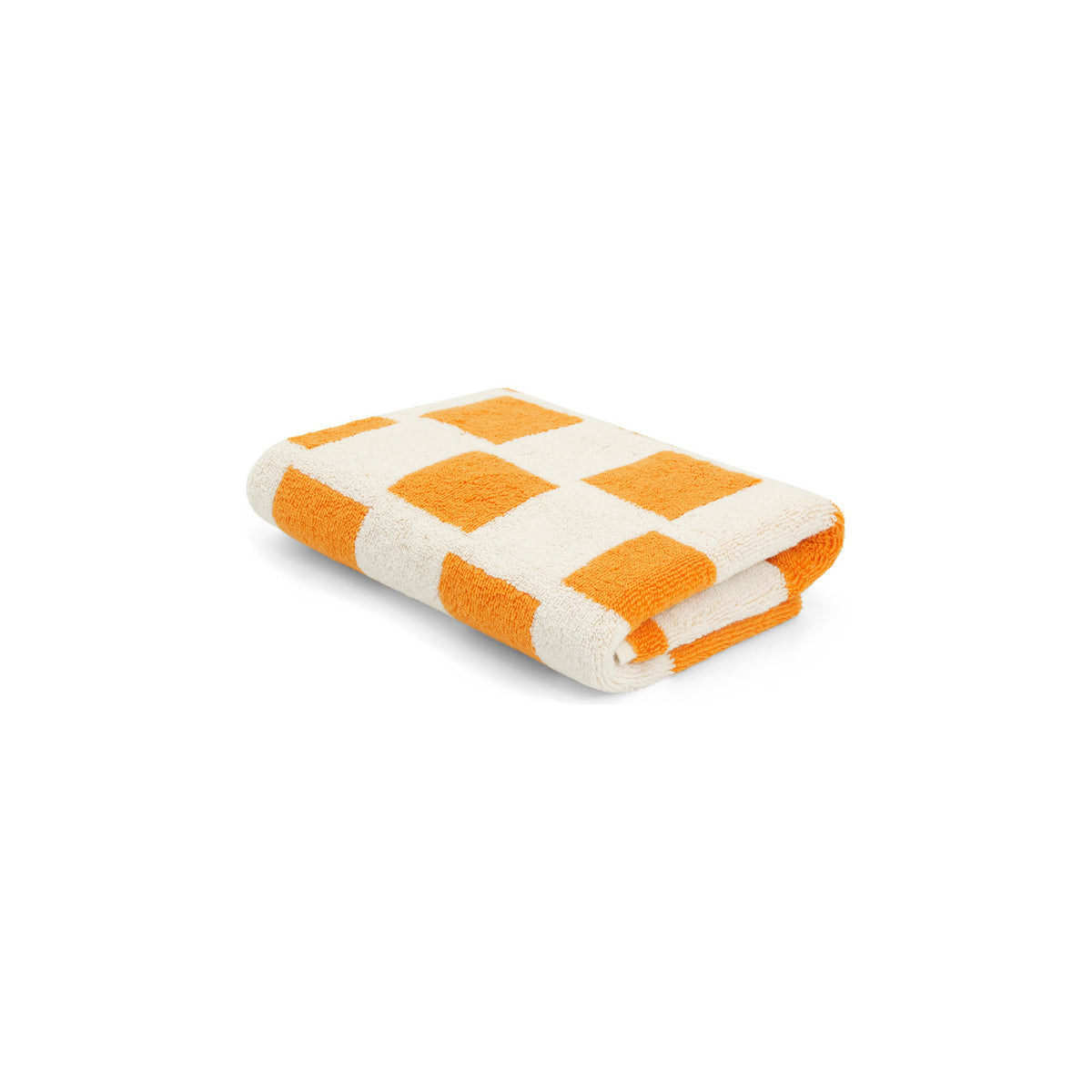 LOOP HOME hand towel - saffron/ivory - brick
