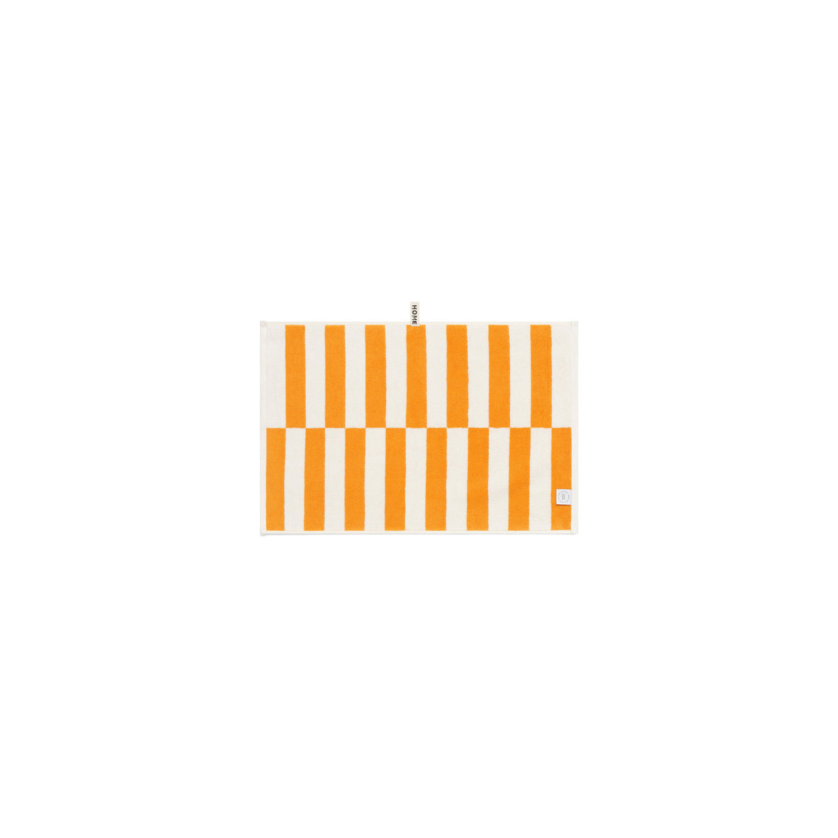 LOOP HOME saffron/ivory - offset bundles — hand towel back