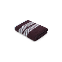 LOOP HOME hand towel - sky/carmine - dual dash