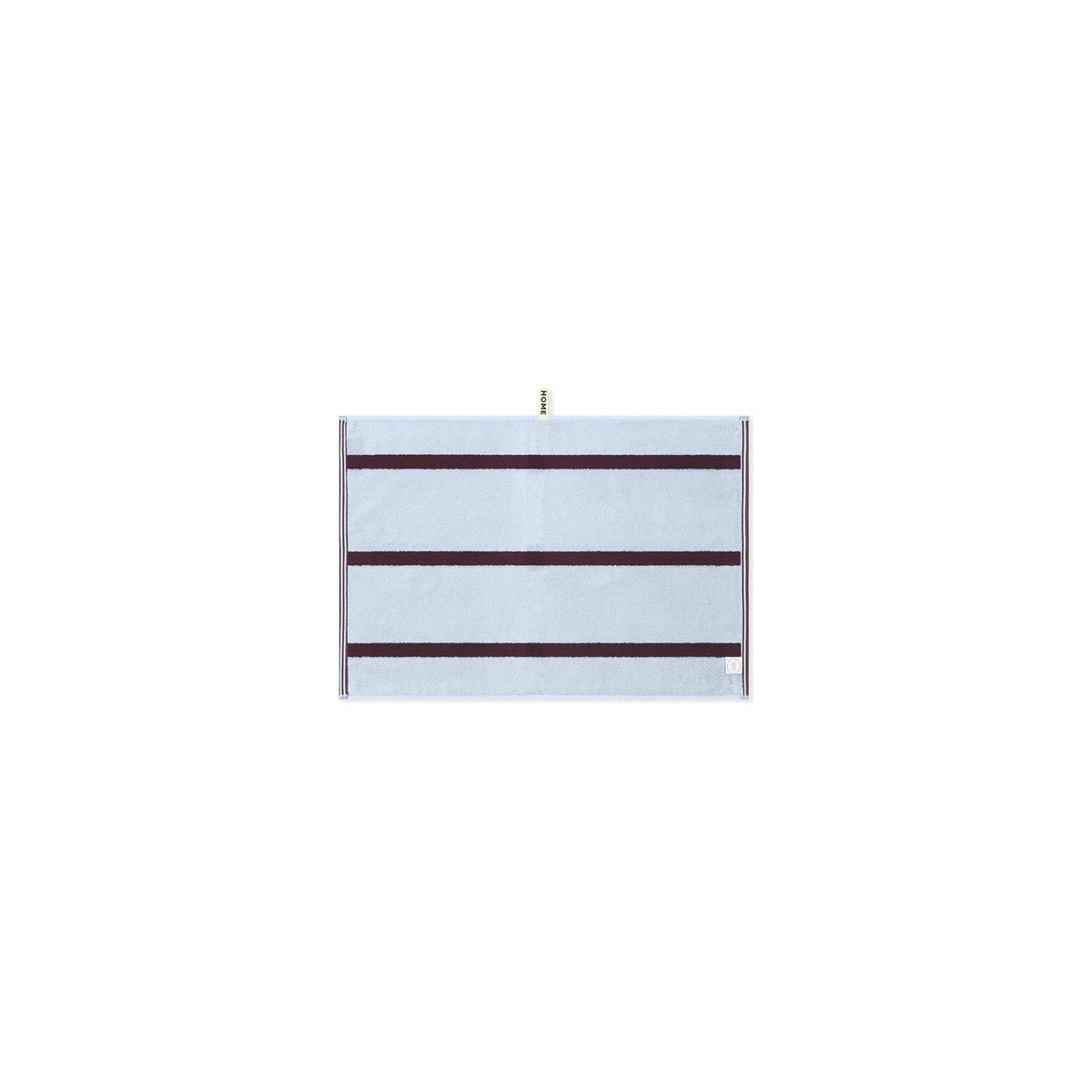 LOOP HOME sky/carmine - pinstripe bundles — hand towel back