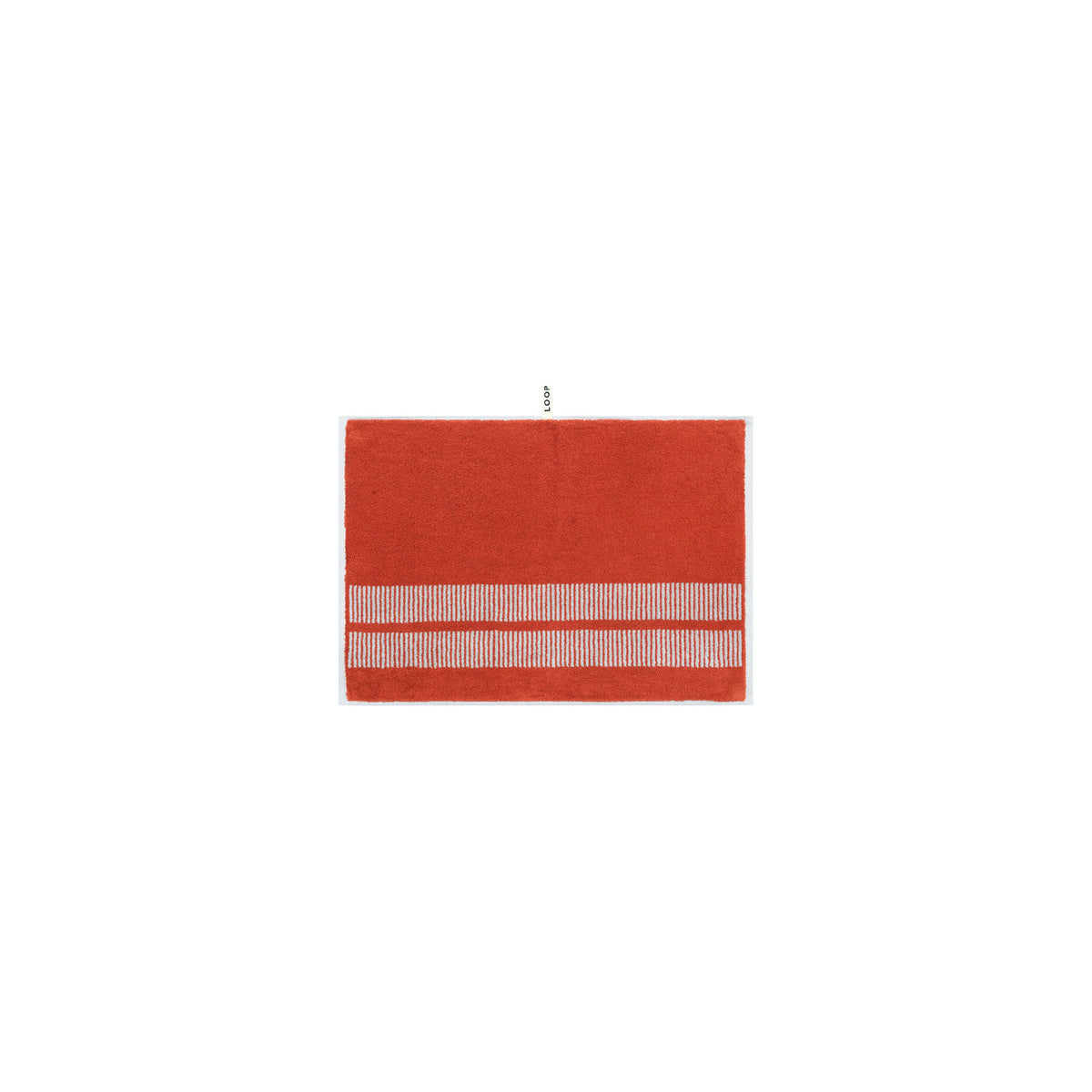 LOOP HOME terracotta/stone - dual dash bundles — hand towel front