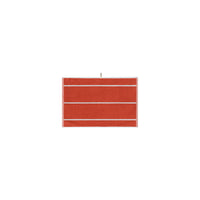 LOOP HOME terracotta/stone - pinstripe bundles — hand towel front