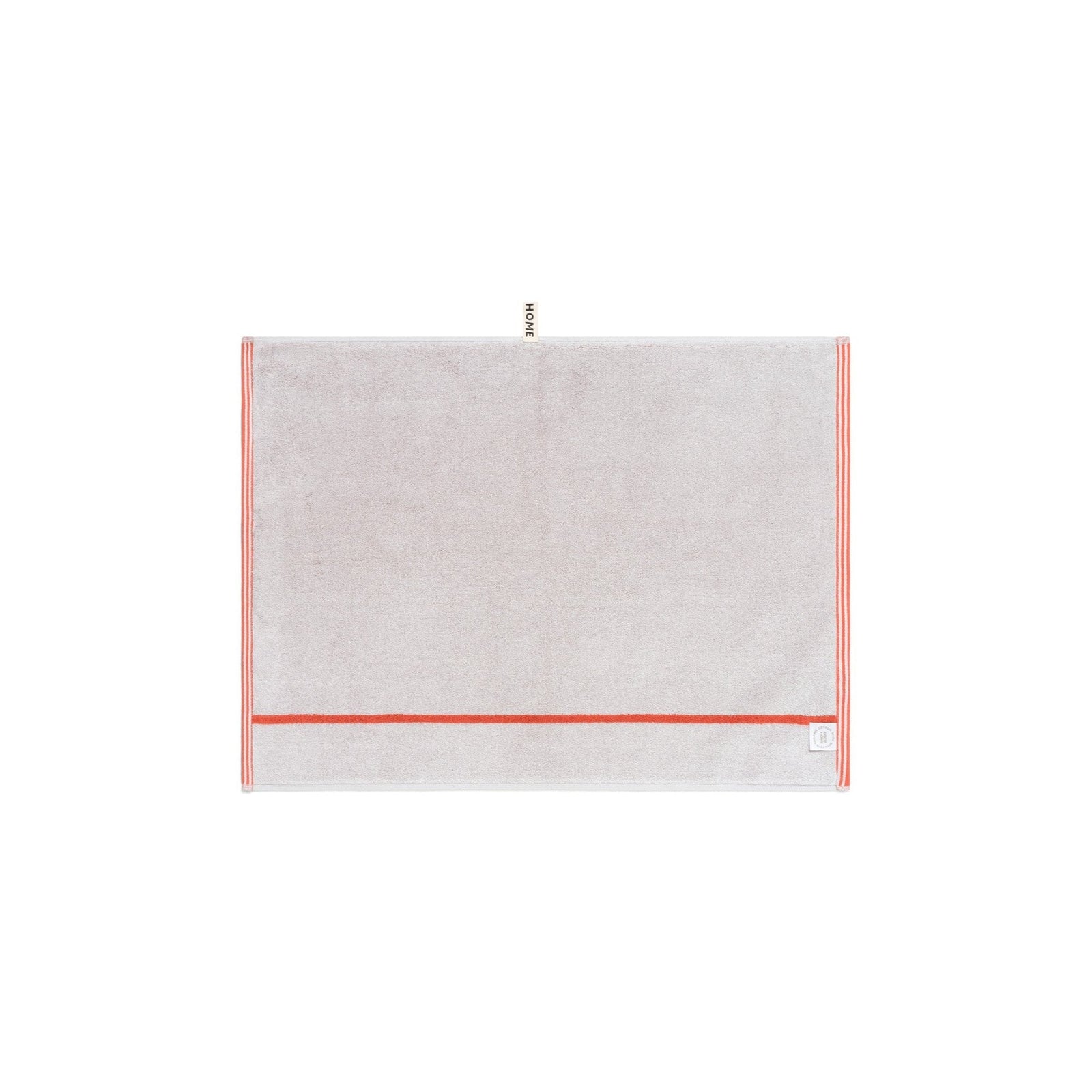 LOOP HOME bath mat - terracotta/stone - pinstripe — view 3