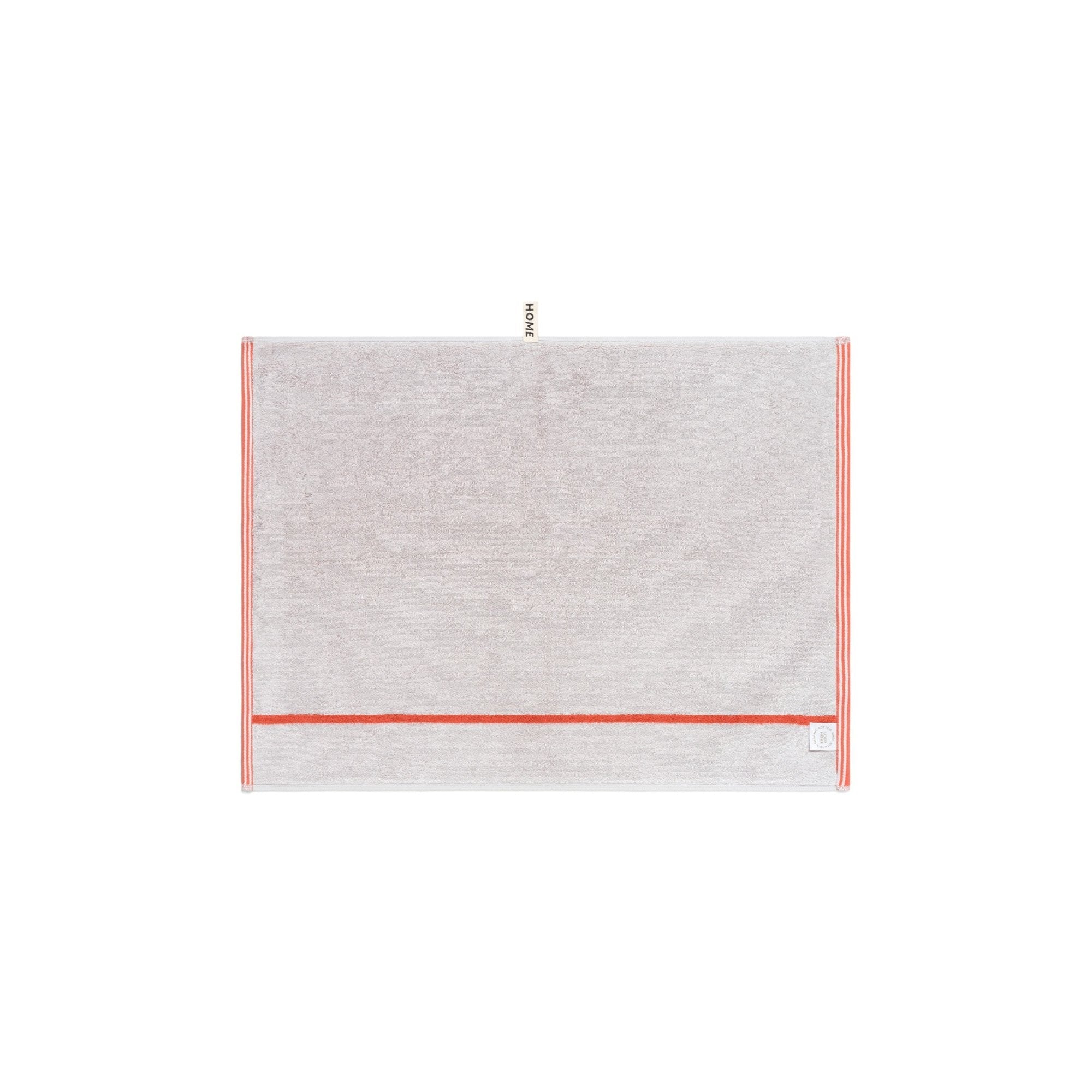 LOOP HOME bath mat - terracotta/stone - pinstripe — view 3