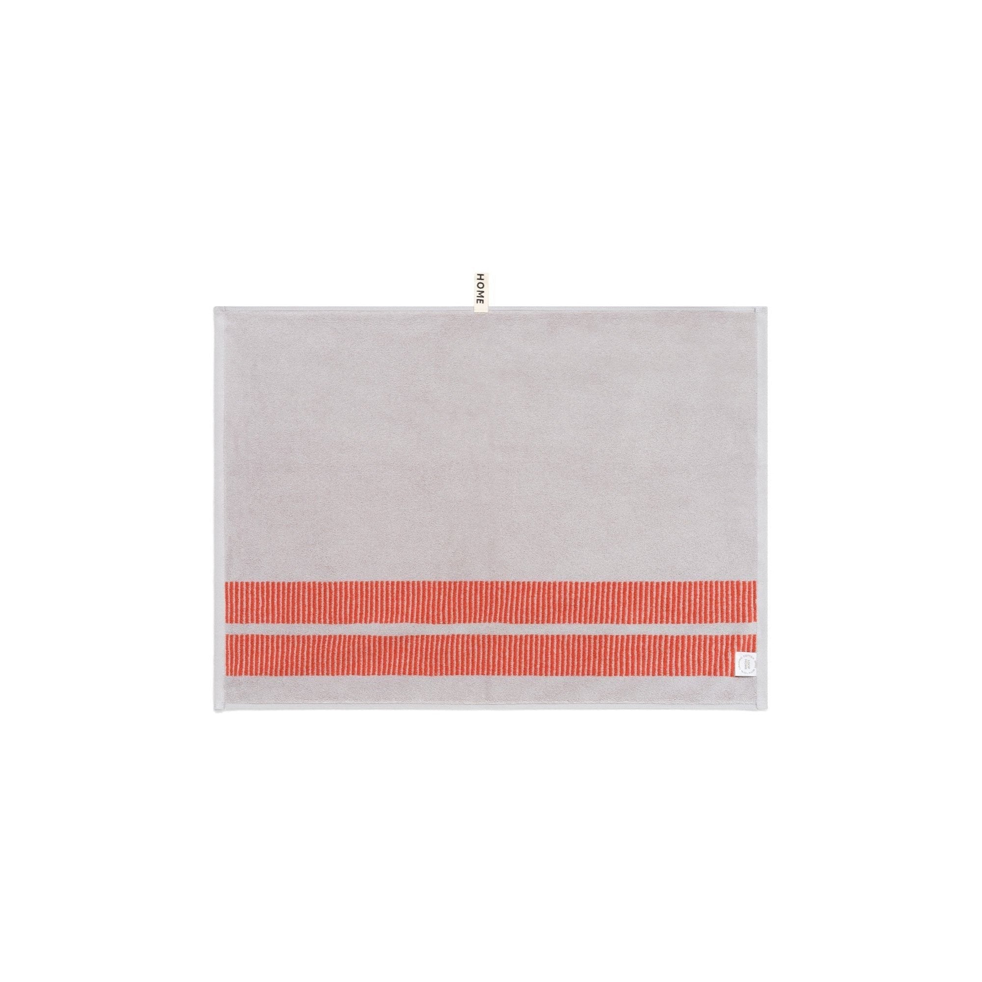 LOOP HOME bath mat - terracotta/stone - dual dash — view 3