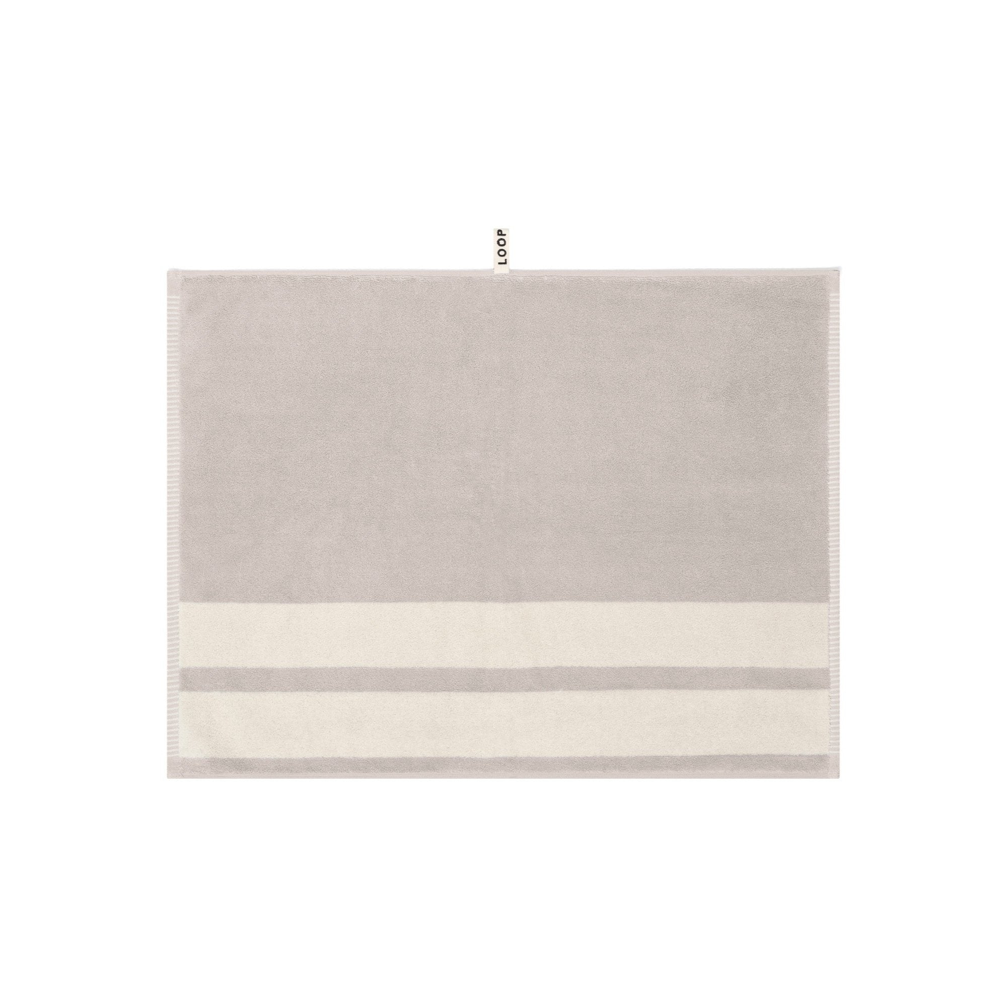 Bath Mat - Butter/Stone - Bold Stripe