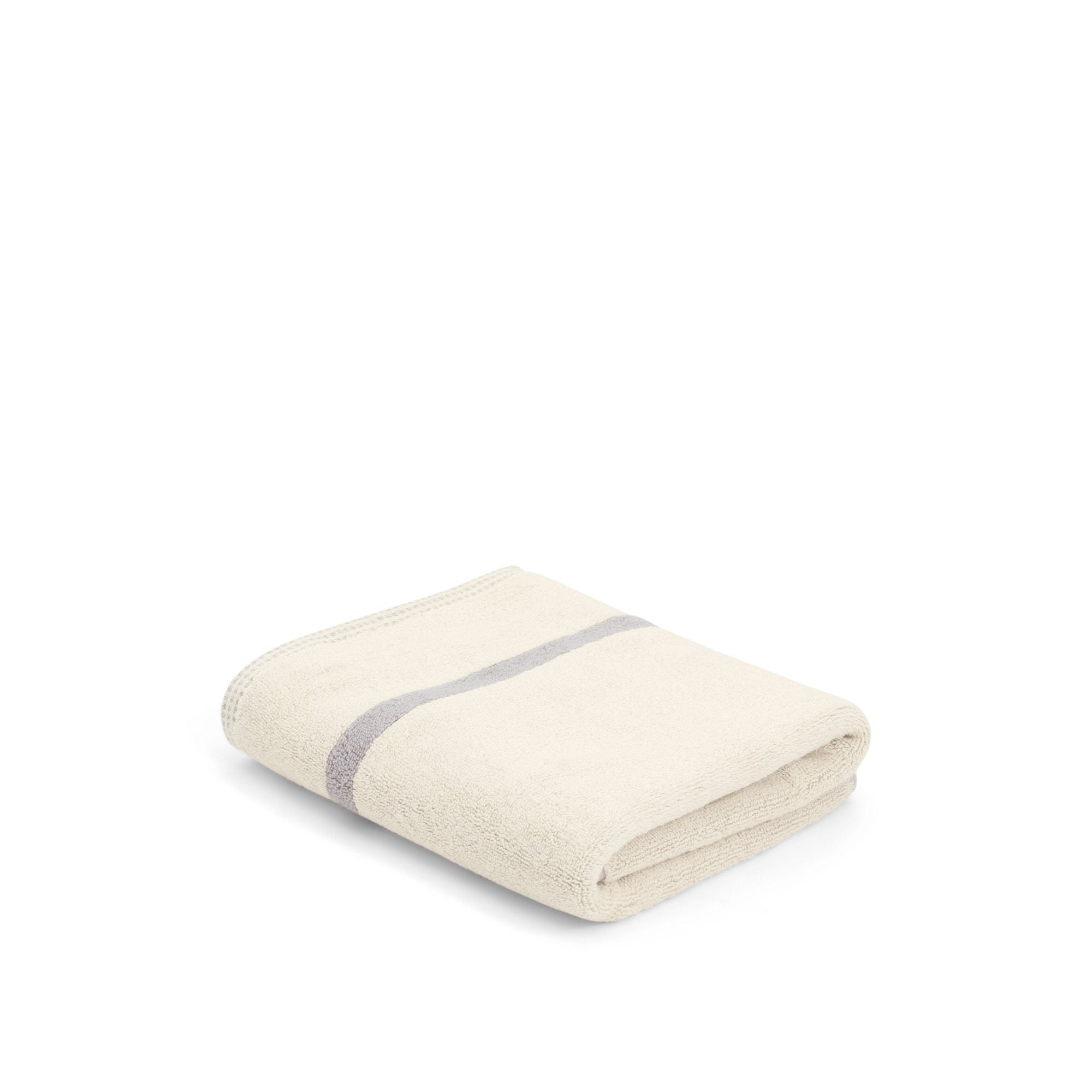 Bath Mat - Butter/Stone - Dual Stripe