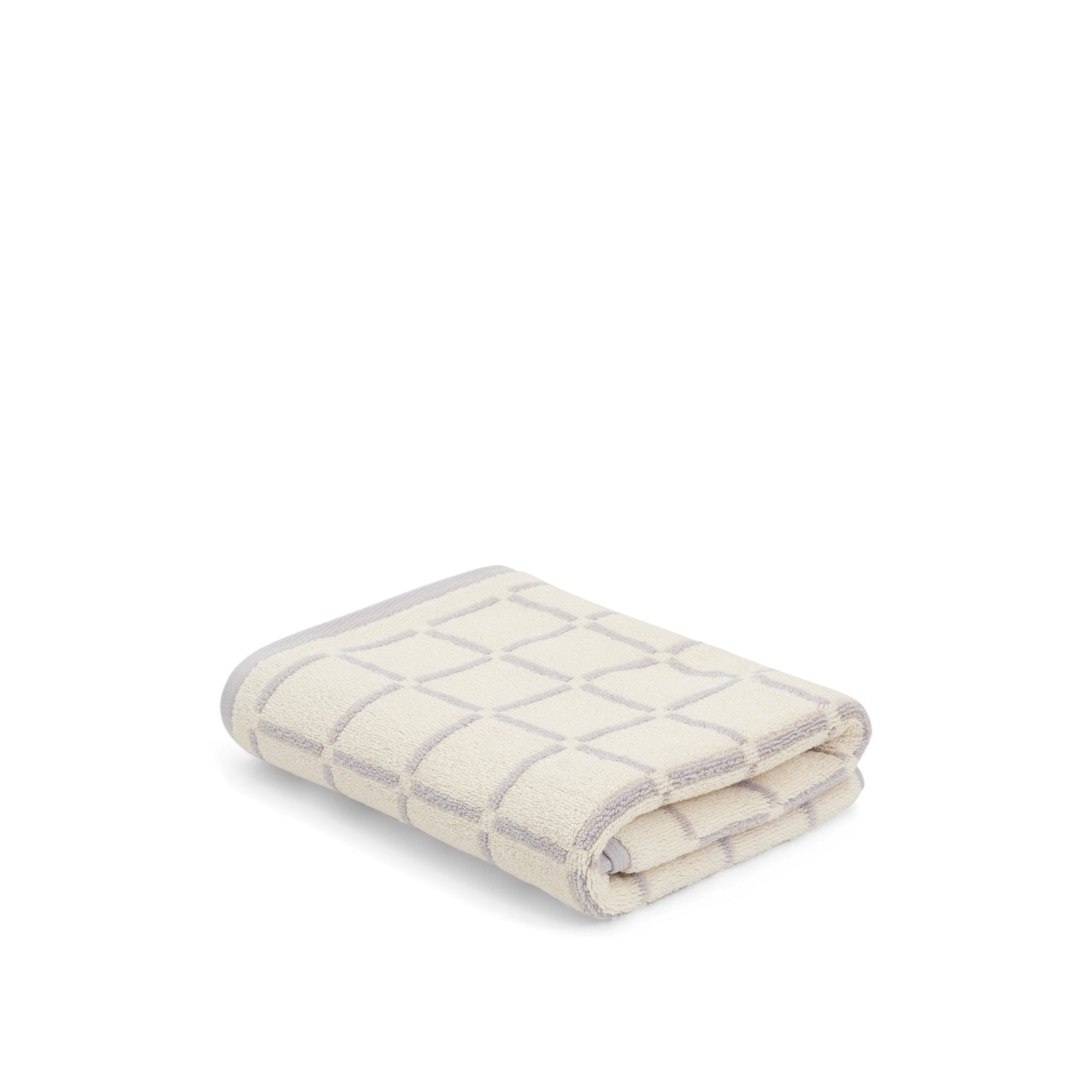 Bath Mat - Butter/Stone - Grid