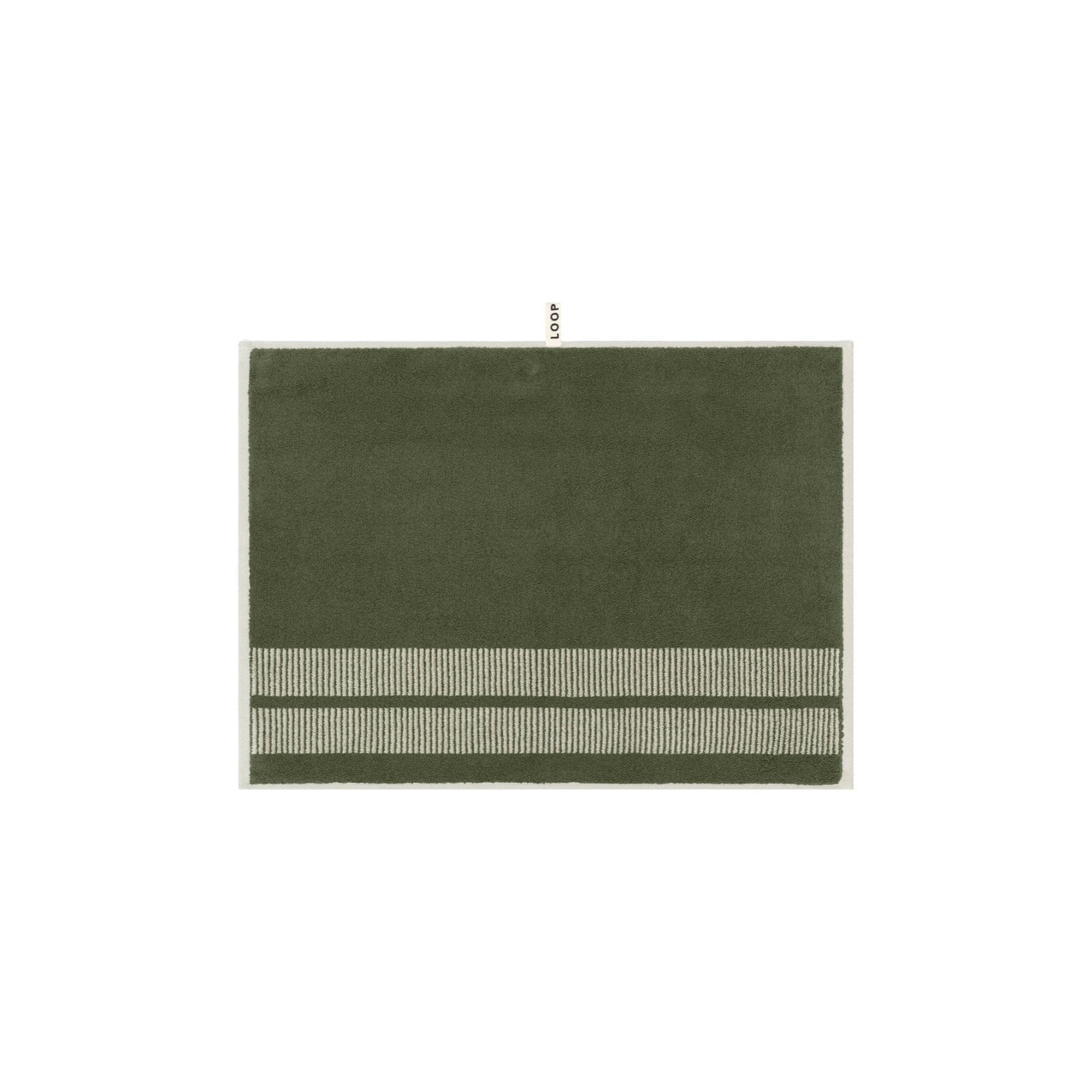 LOOP HOME bath mat - forest/sage - dual dash — view 2