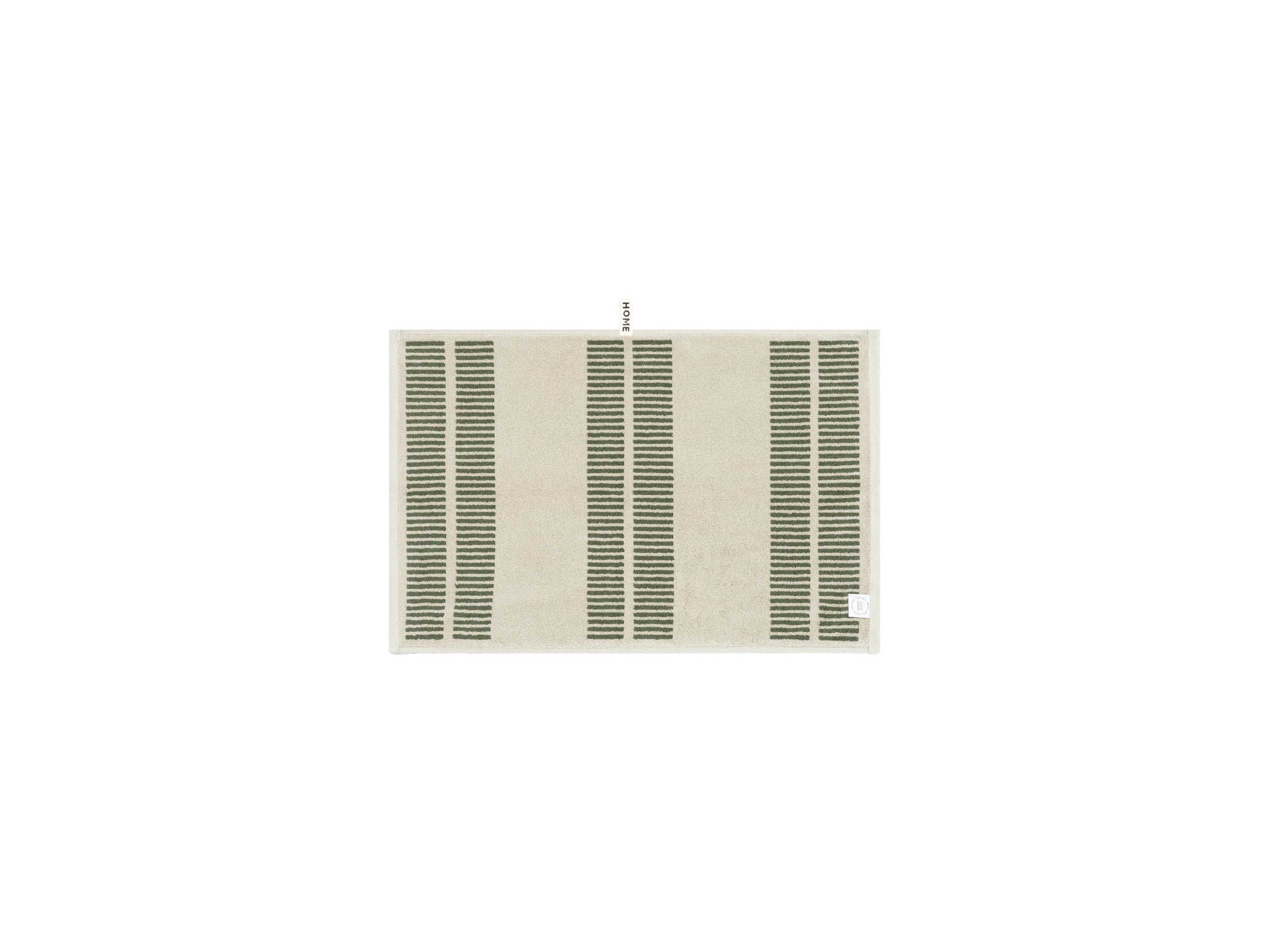 LOOP HOME hand towel - forest/sage - dual dash — view 3