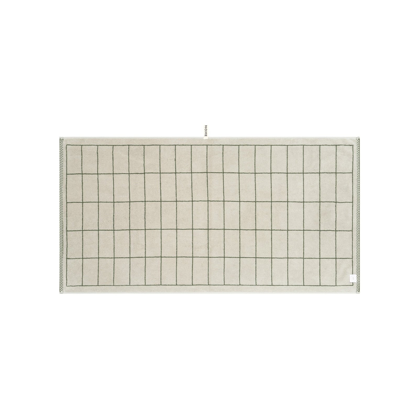 LOOP HOME bath towel - forest/sage - tile — view 3