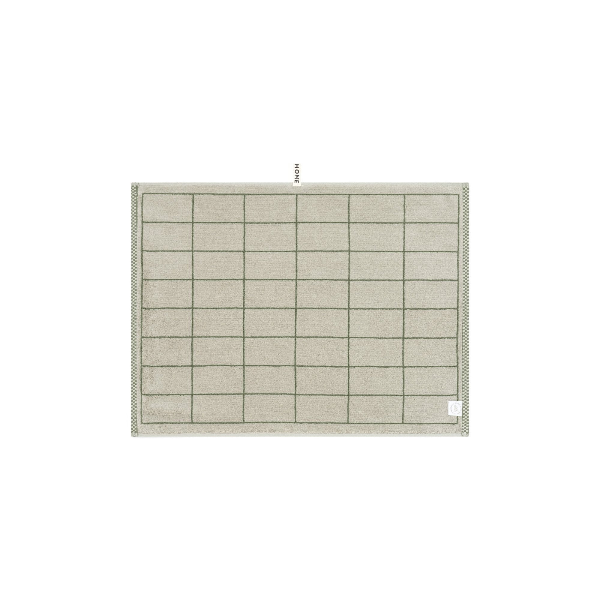 LOOP HOME bath mat - forest/sage - tile — view 3